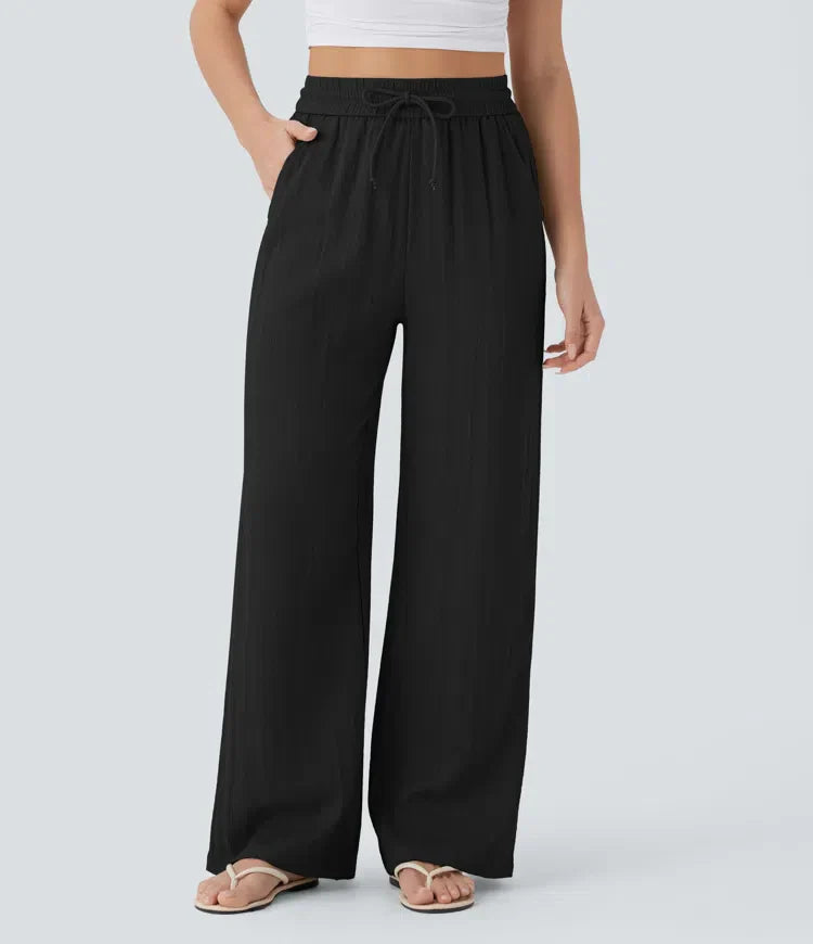 Pantalones de lino elegantes Zafeiria