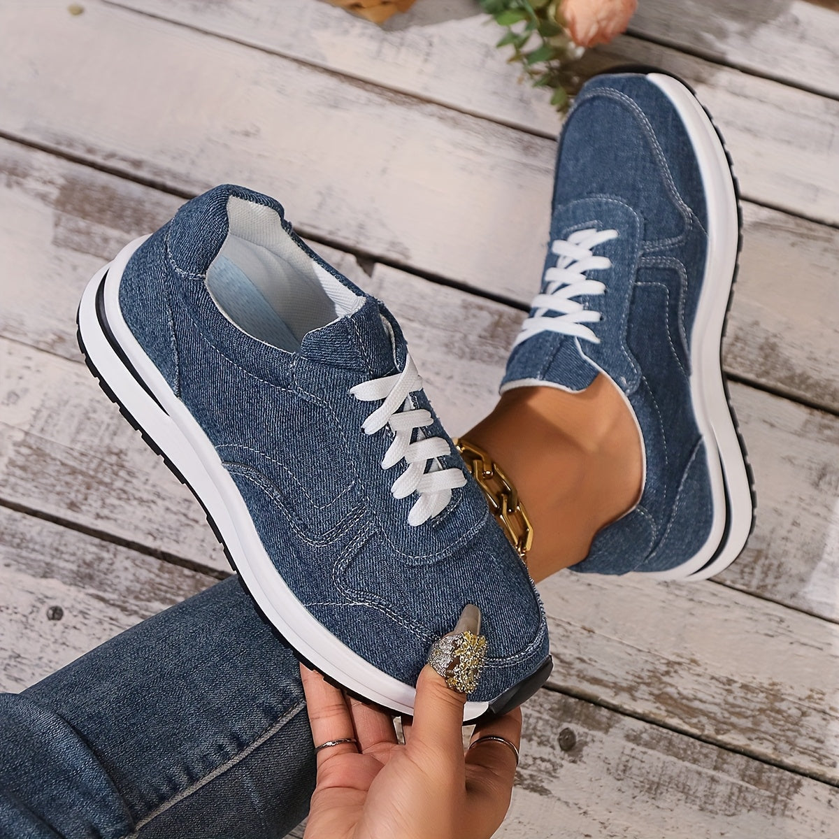 Luciel™ - Zapatillas de mezclilla clásicas
