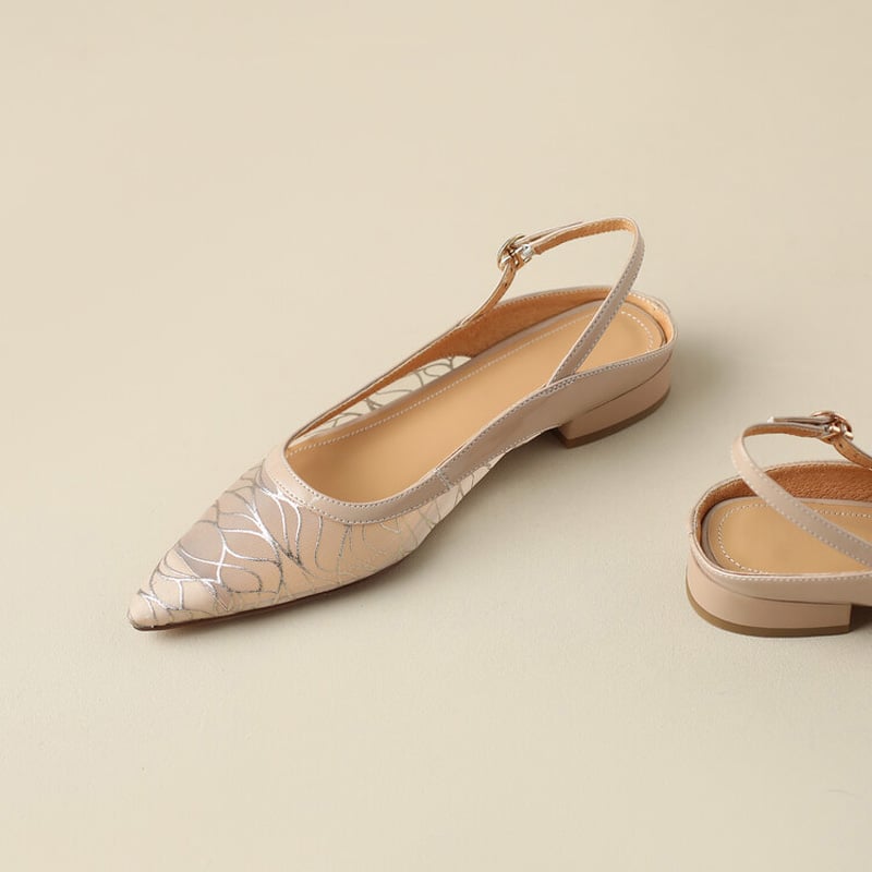 Bailarinas con brillo Kaela Slingback