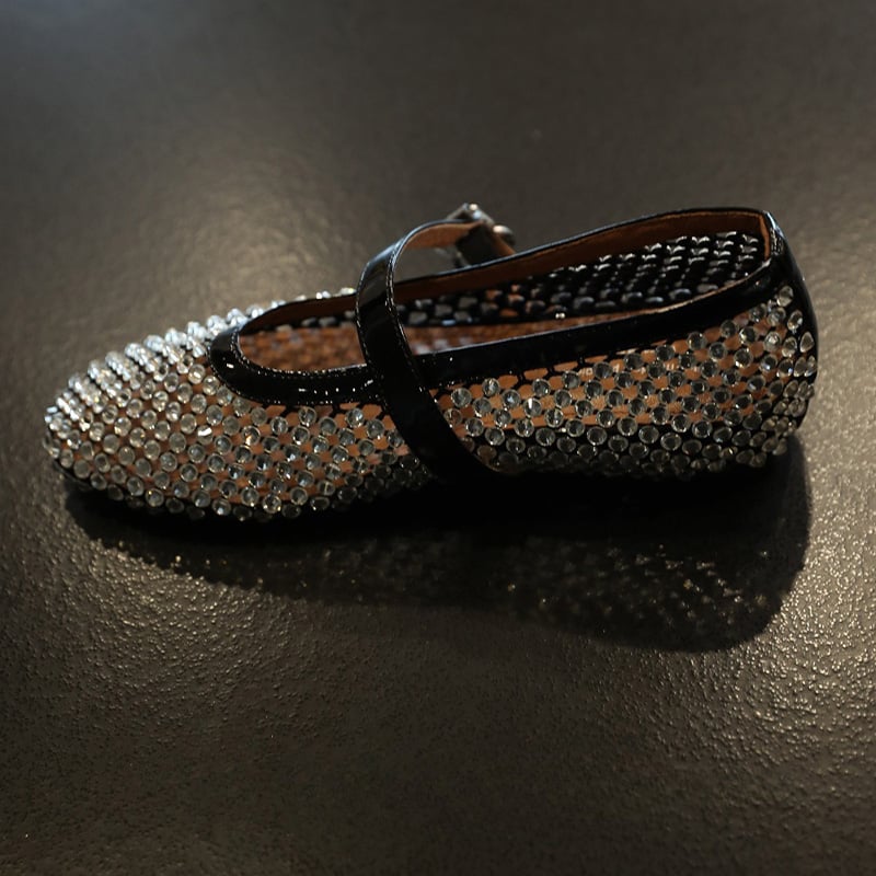 Zapatos Mary Janes Brillantes Liora