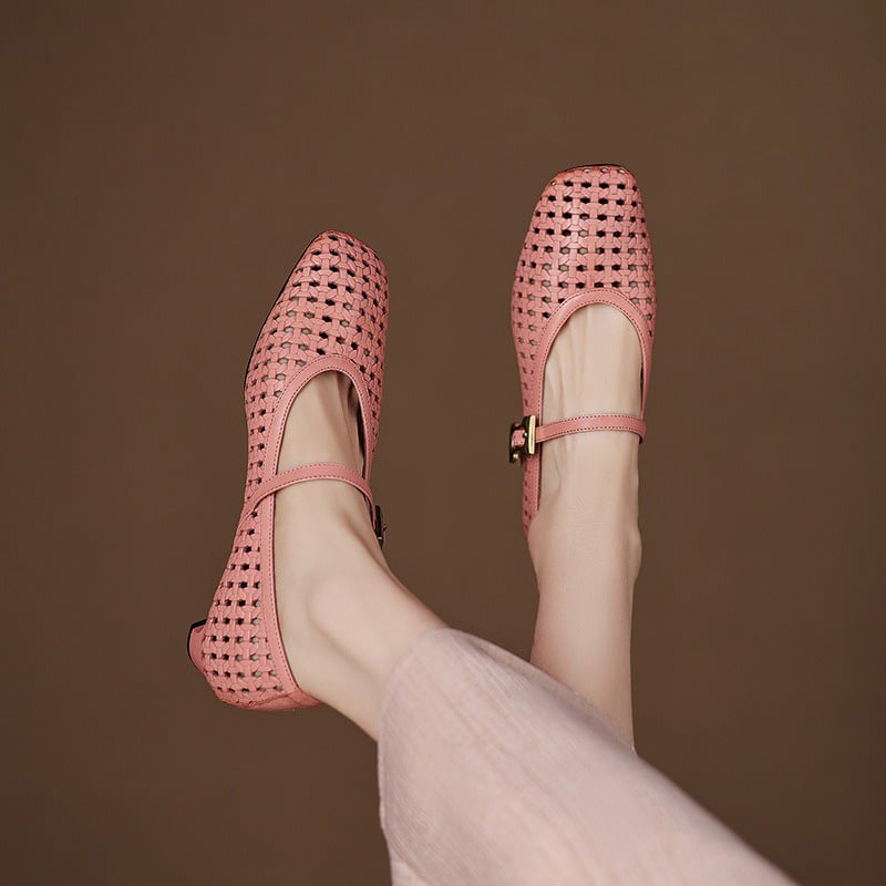 Flats con puntera cuadrada Miela
