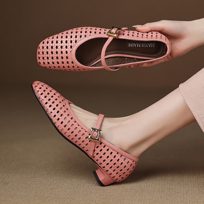 Flats con puntera cuadrada Miela