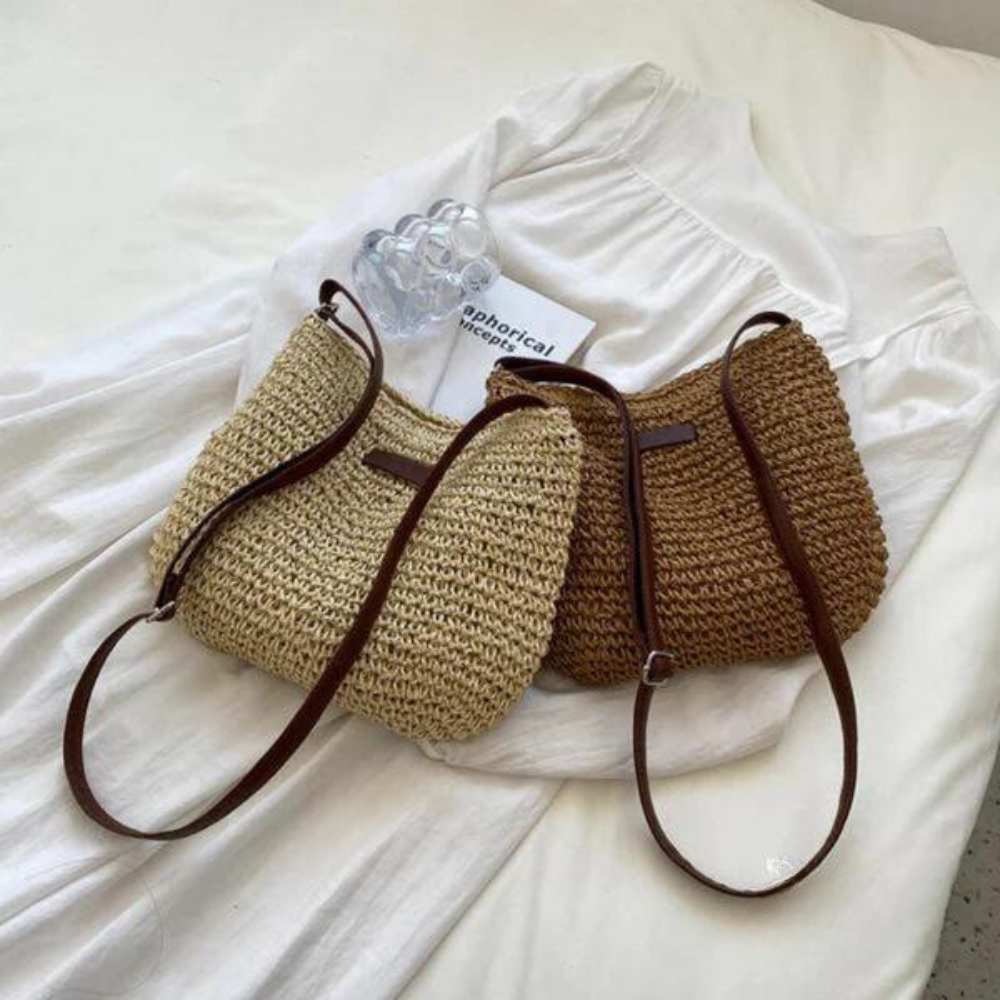 Kayla - Bolso bandolera de paja