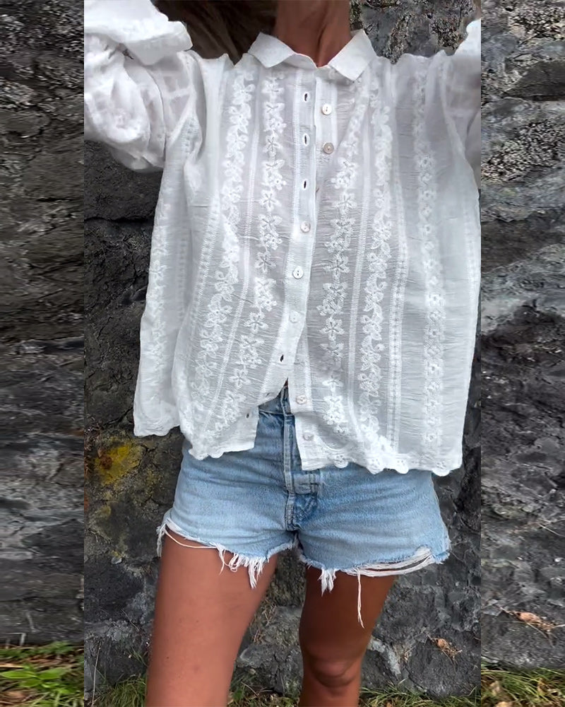 Kathlyn™ - Camisa polo con botones