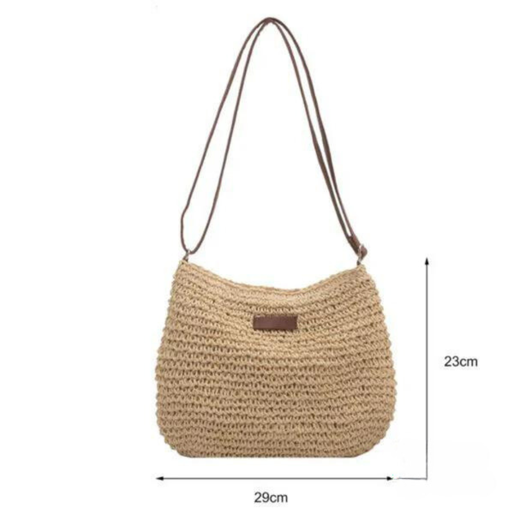Kayla - Bolso bandolera de paja