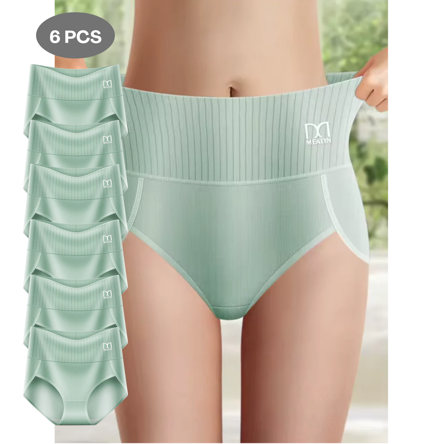 MARIE | Juego de 6 bragas altas moldeadoras