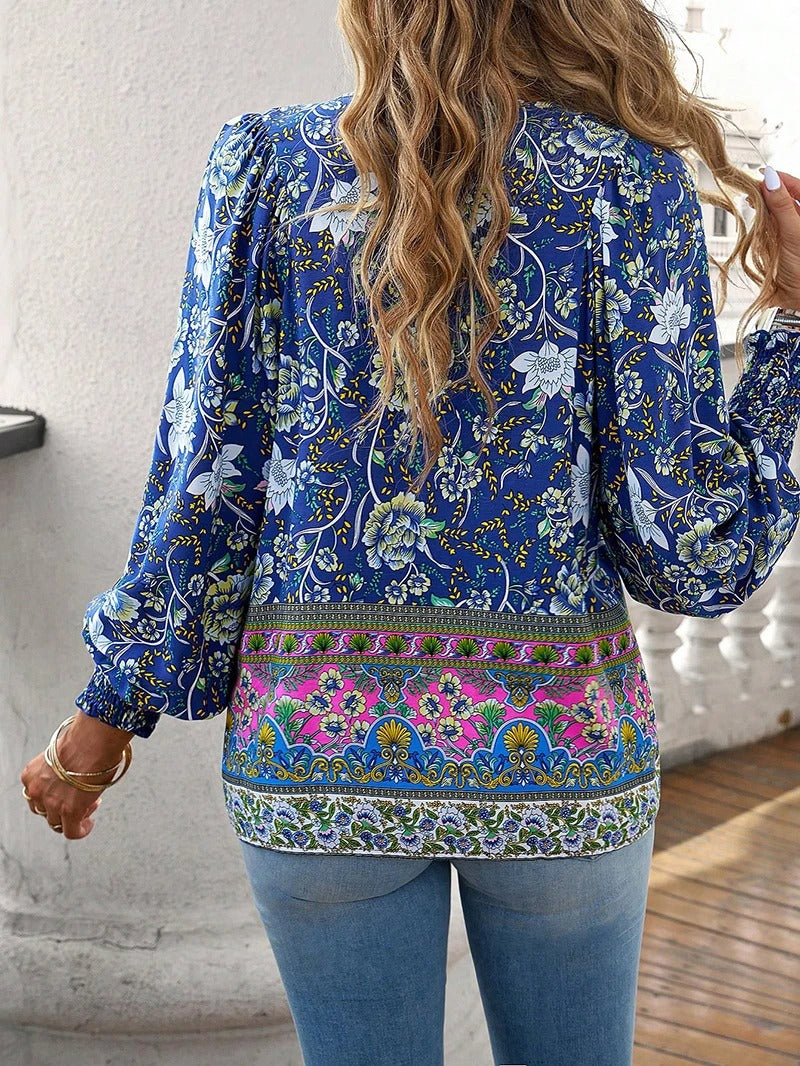 Helena™ - Blusa con Estampado de Flores para Verano