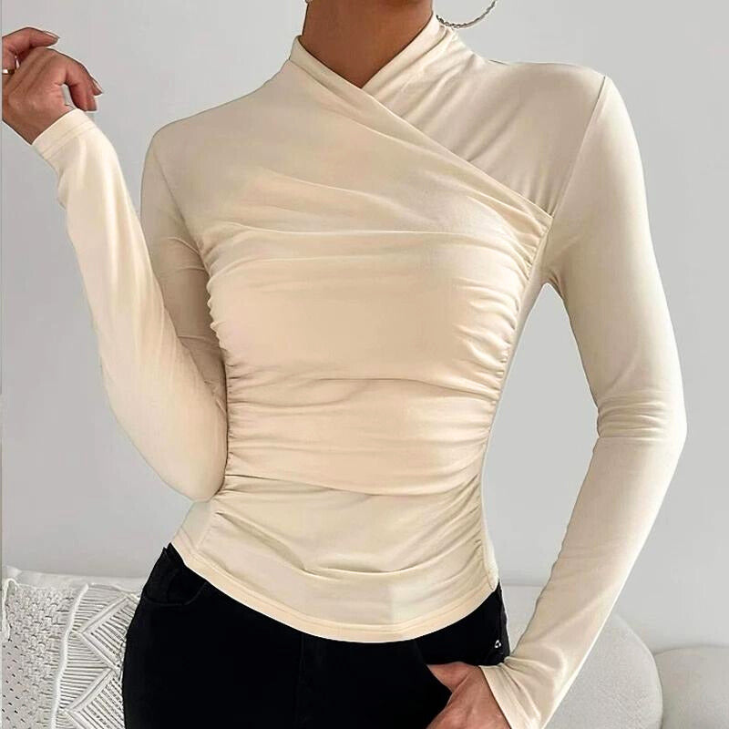 Jane - Blusa clásica de espalda cruzada