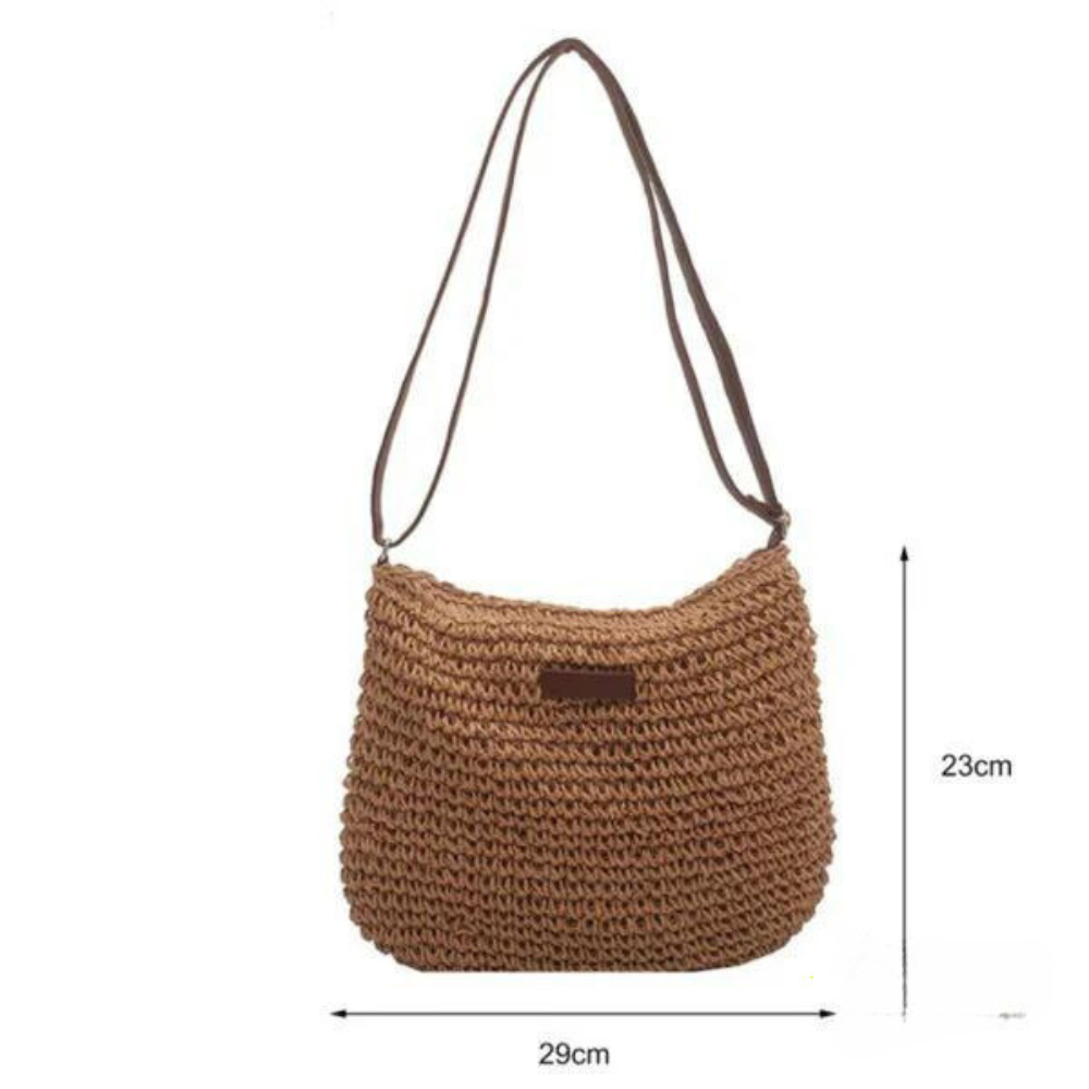 Kayla - Bolso bandolera de paja