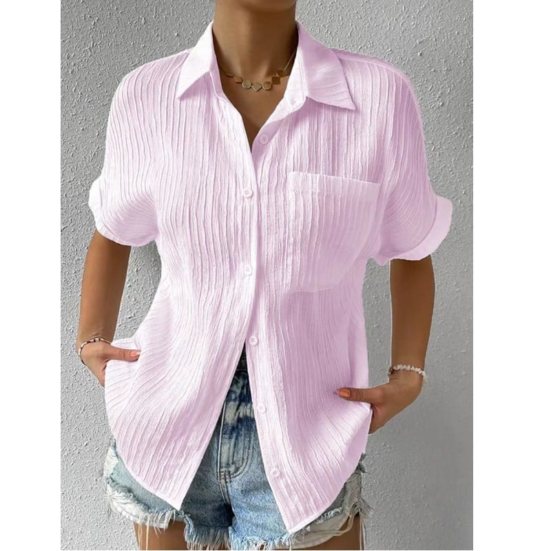 Brielle™ - Blusa Texturizada de corte holgado