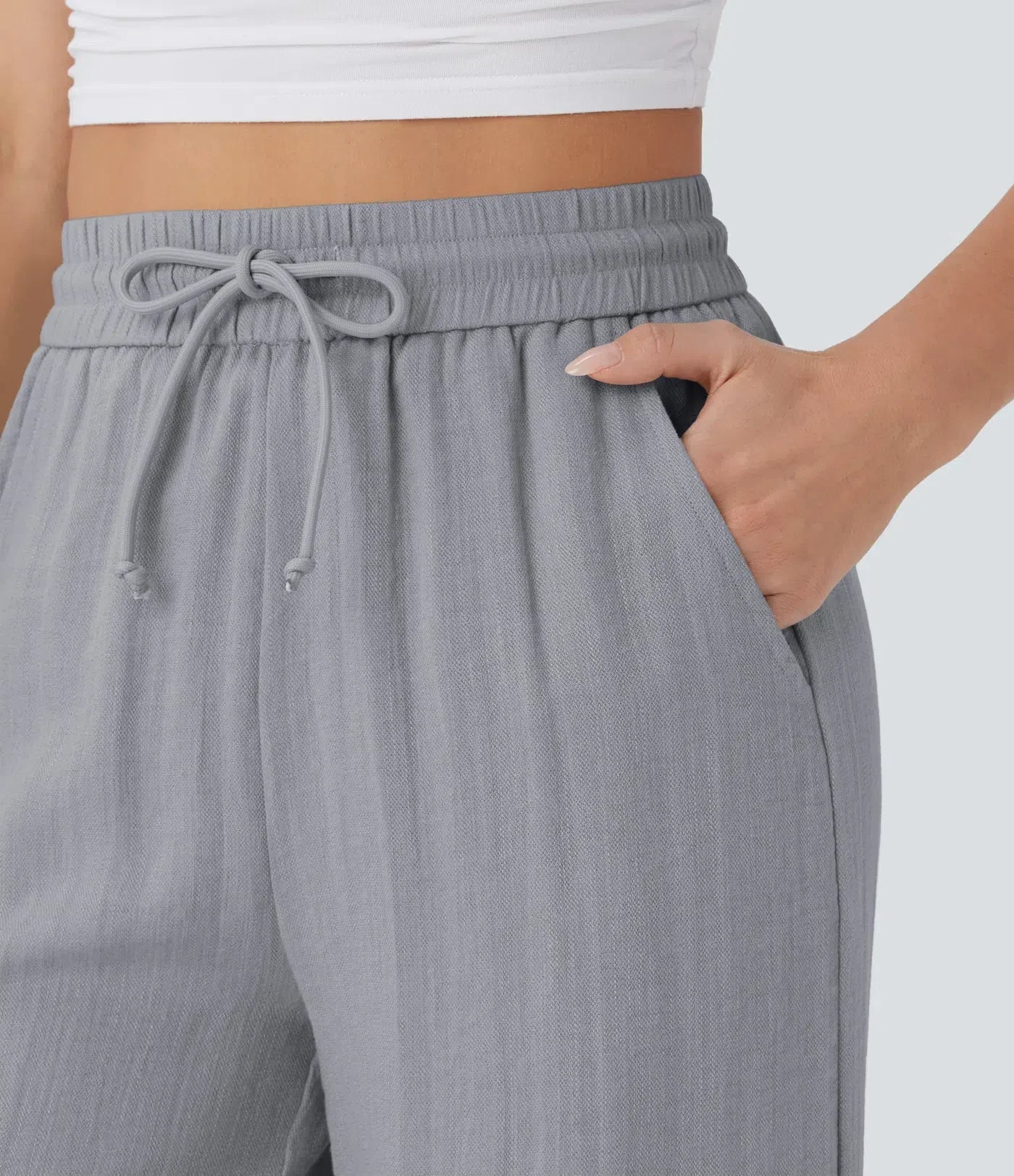 Pantalones de lino elegantes Zafeiria