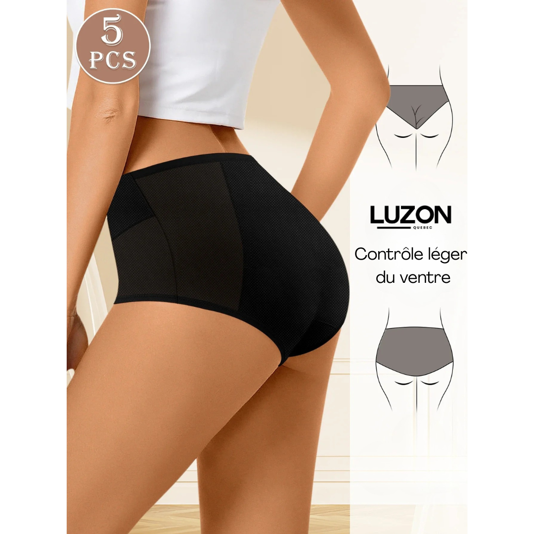 NATALY | Pack de 5 braguitas moldeadoras de talle alto