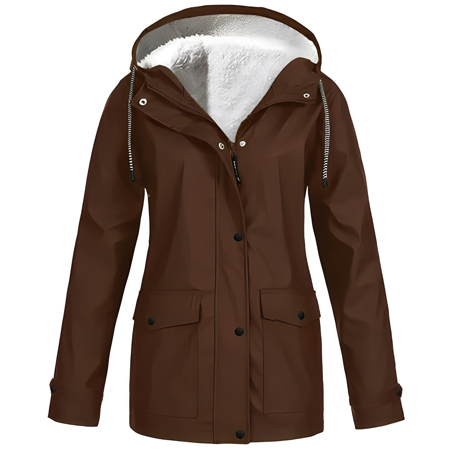 Ella™ - Abrigo impermeable for women forraso con forro de felpa