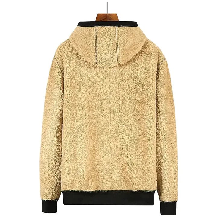 Arie - Chaqueta de Invierno para Hombre con Capucha y Forro de Felpa
