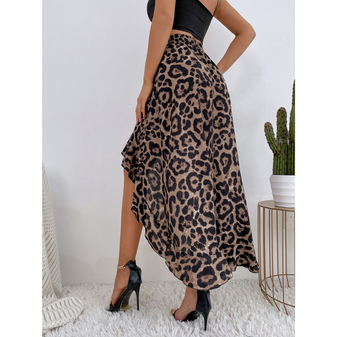 Hanessa™ - Falda de Leopardo Floja