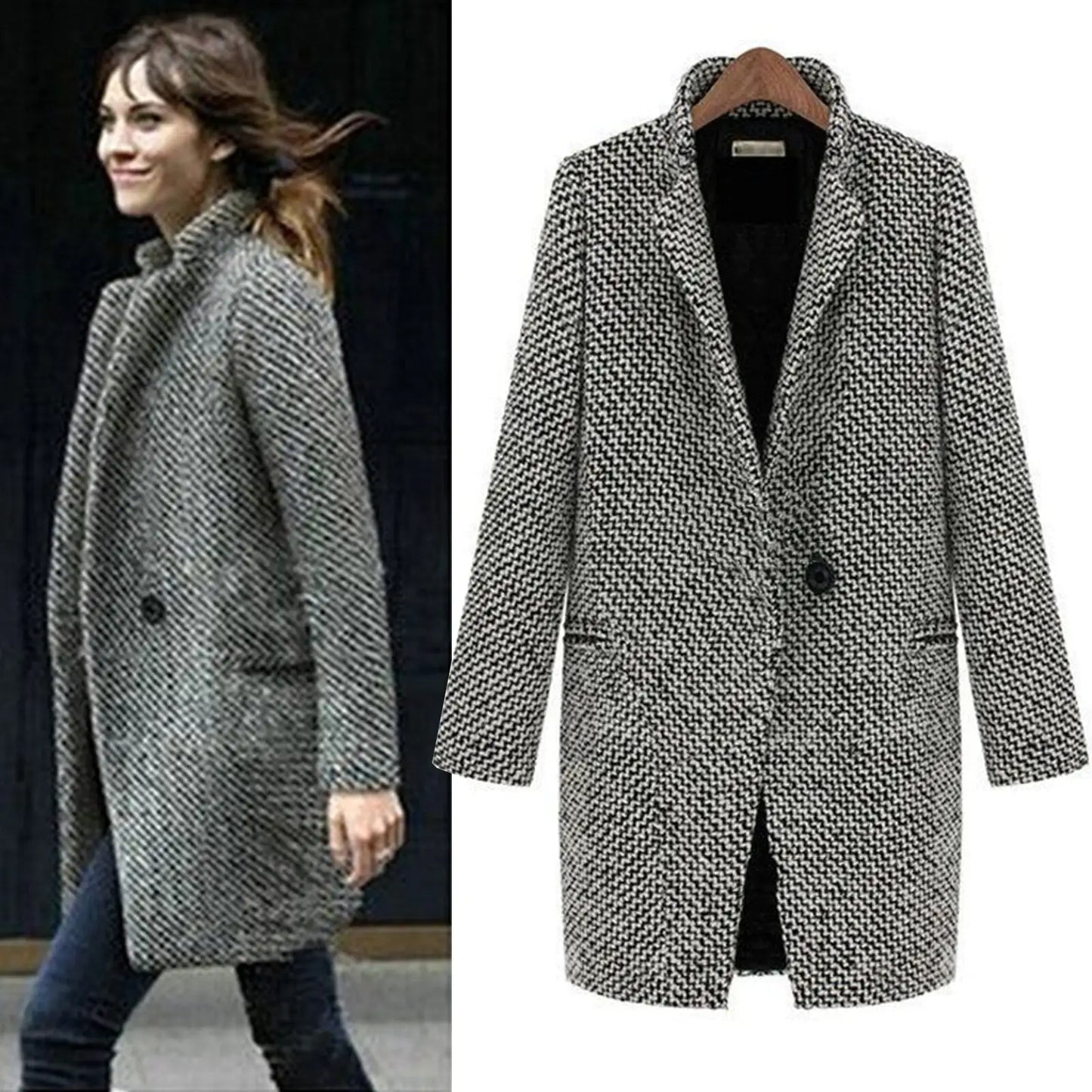 Scarlett™ - Gabardina larga elegante