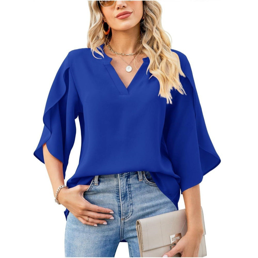 Leni™ - Top elegante con escote en V