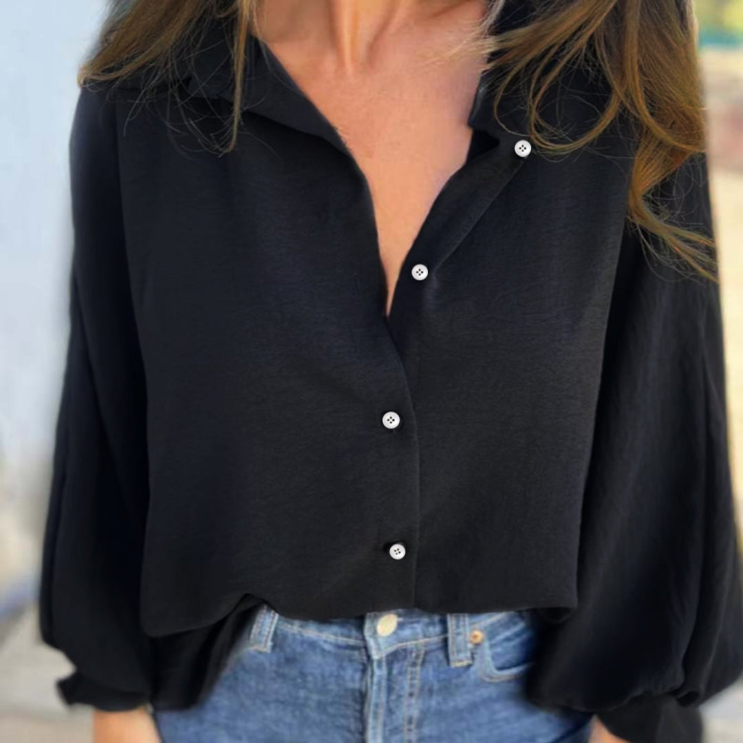 Elysa™ - Blusa Elegante con Botones