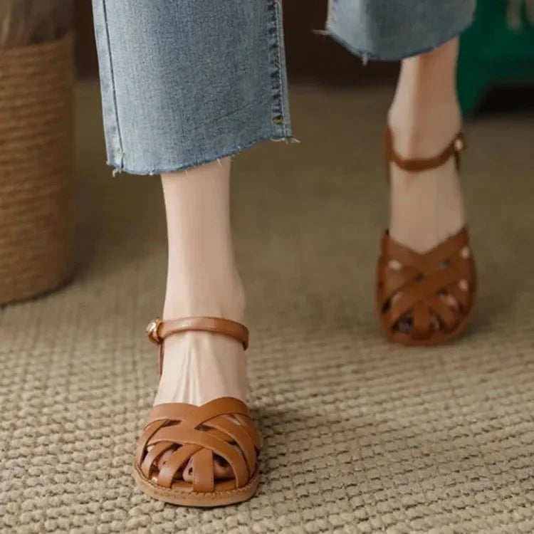 Sandalias de Cuero Suave | Terina