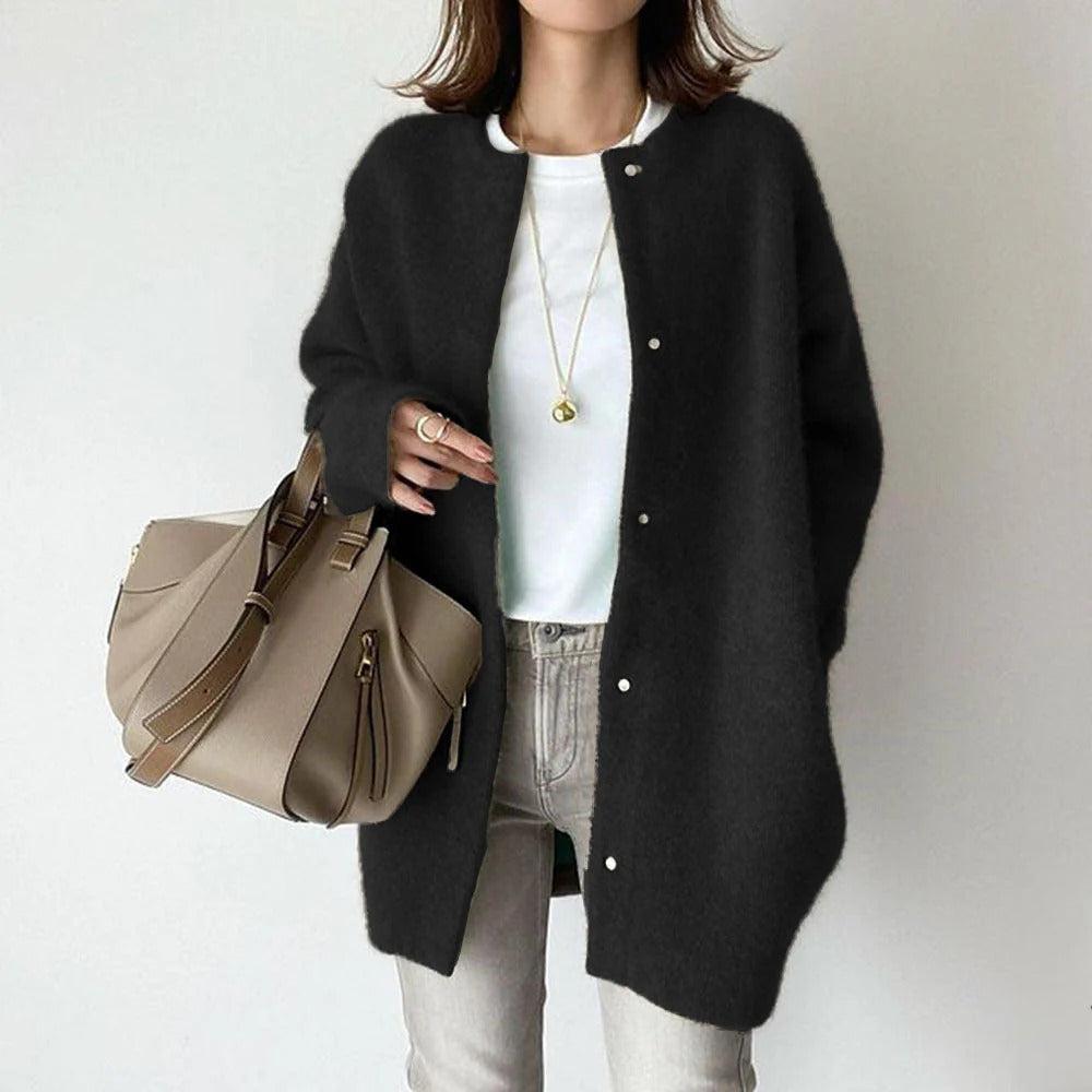 Zoey - Chaqueta de Lana Chic y Cómoda para Mujeres