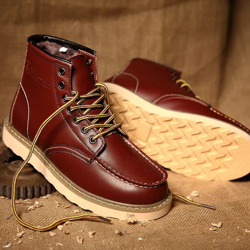 Dustin | Botines de invierno de cuero