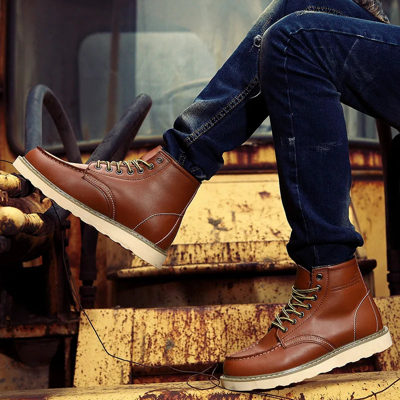 Dustin | Botines de invierno de cuero