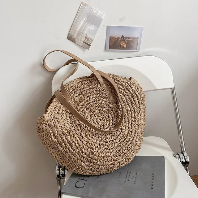 Hailey - Bolsa de playa tejida a mano