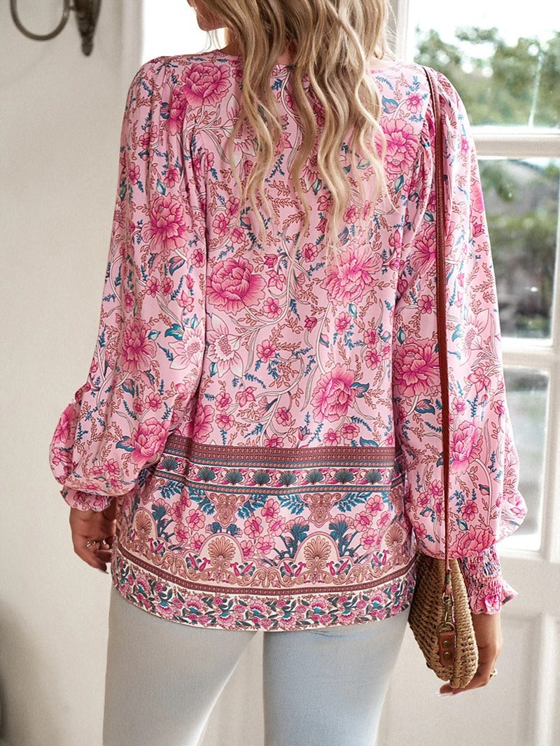Helena™ - Blusa con Estampado de Flores para Verano