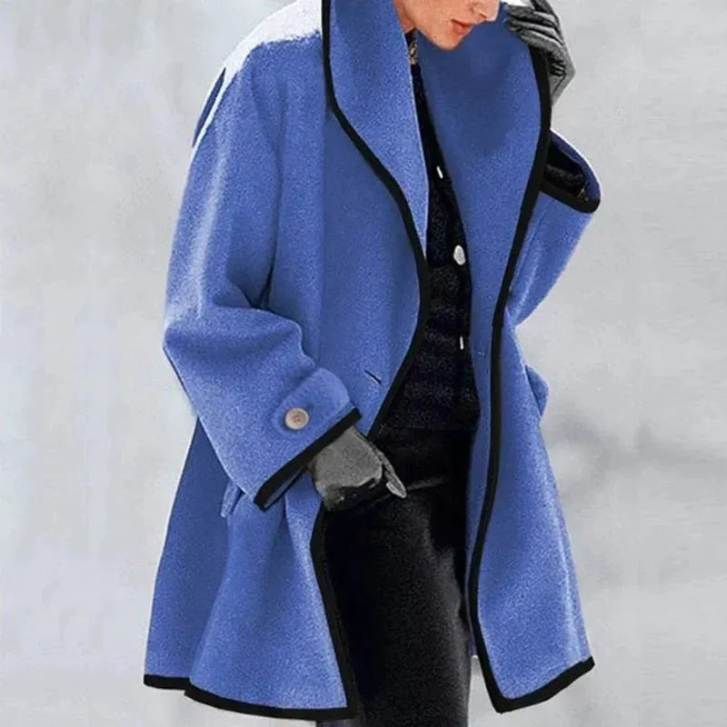 Alexa™ - Elegante abrigo de trufa