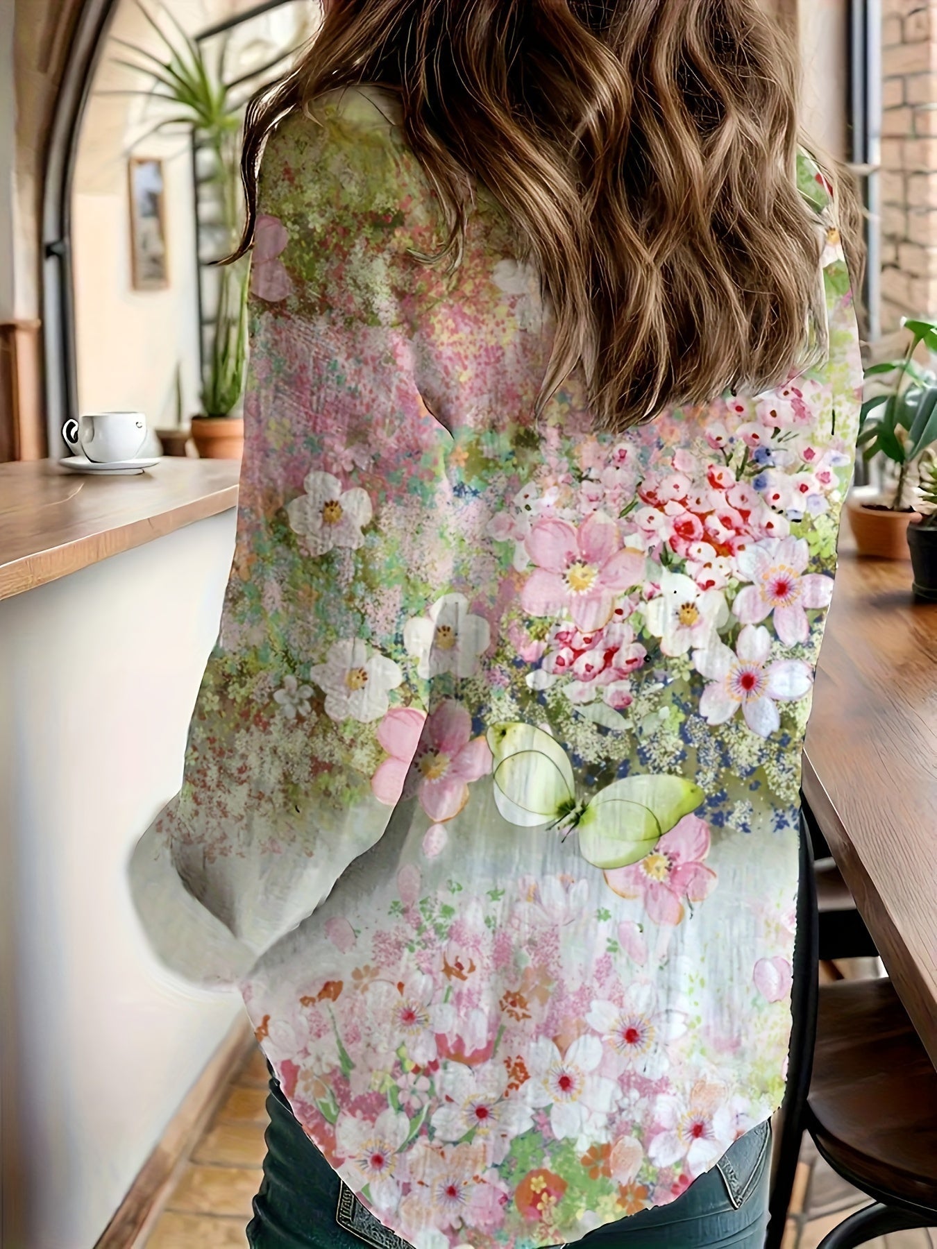 Mireya - Blusa de Floración Fantástica