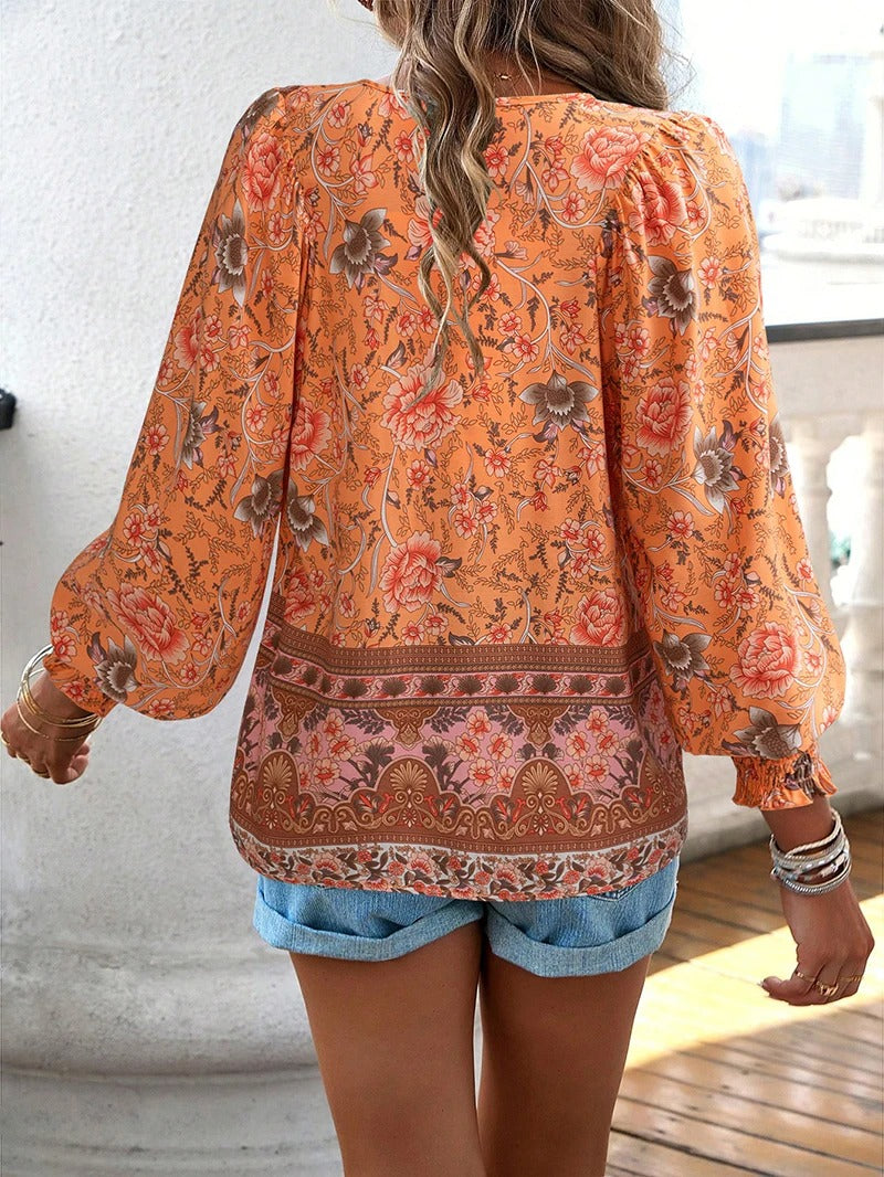 Helena™ - Blusa con Estampado de Flores para Verano