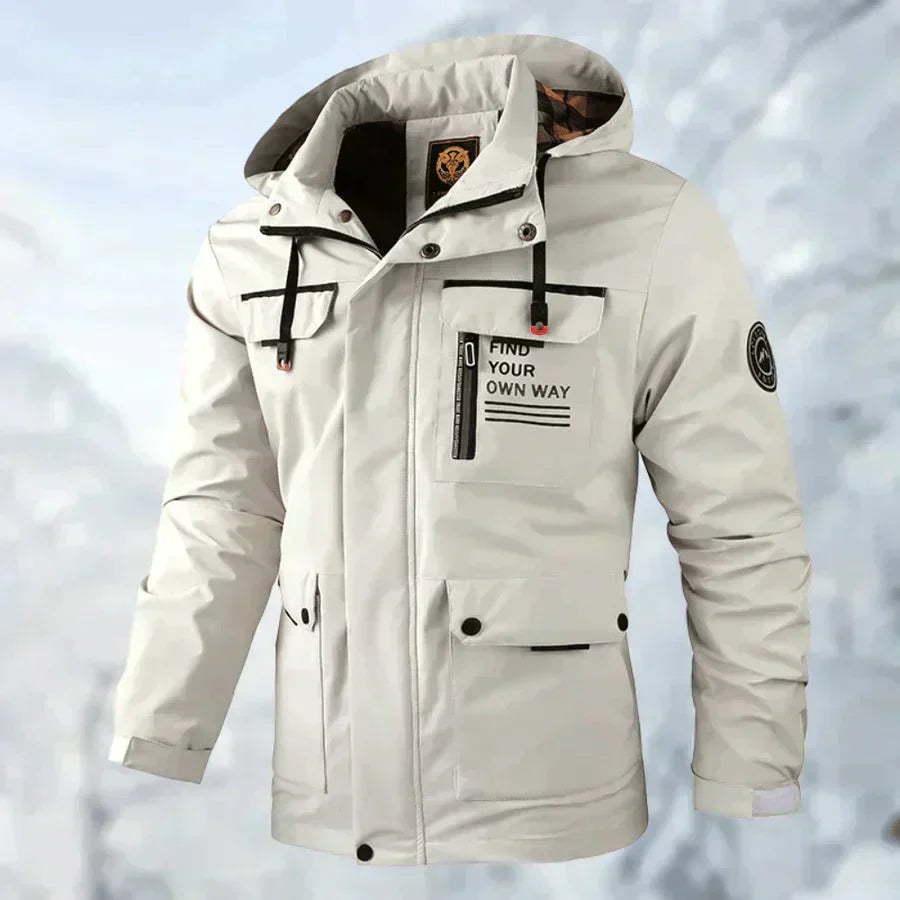 Miller - Chaqueta deportiva impermeable y resistente al viento y al agua
