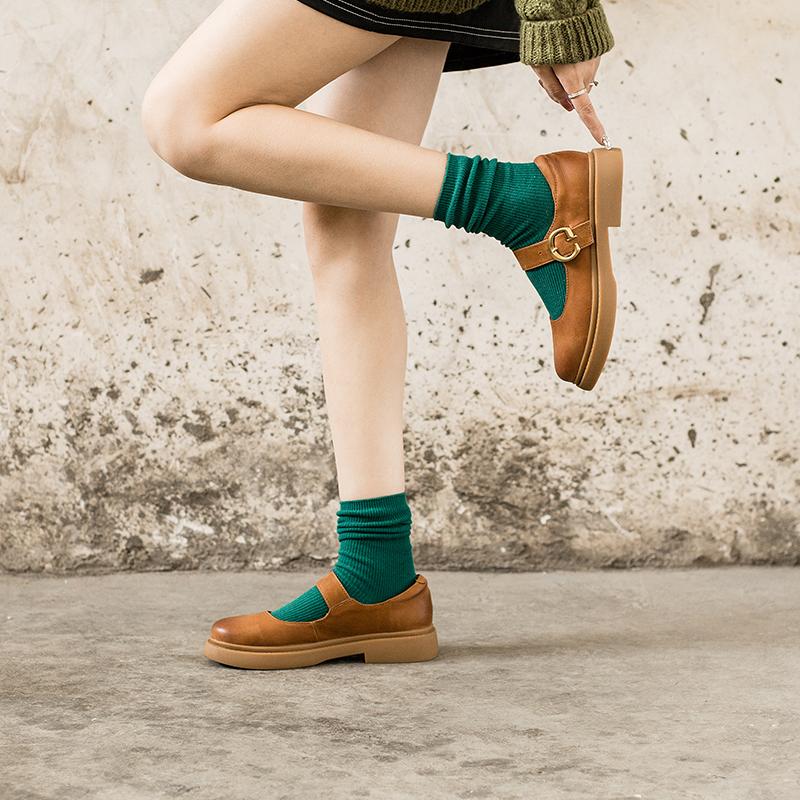 Zapatillas Modernas Mary Janes Razel
