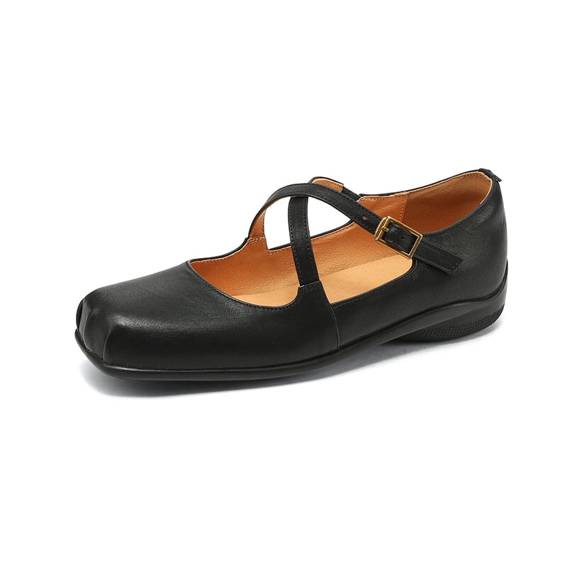 Mary Janes de cuero Edith
