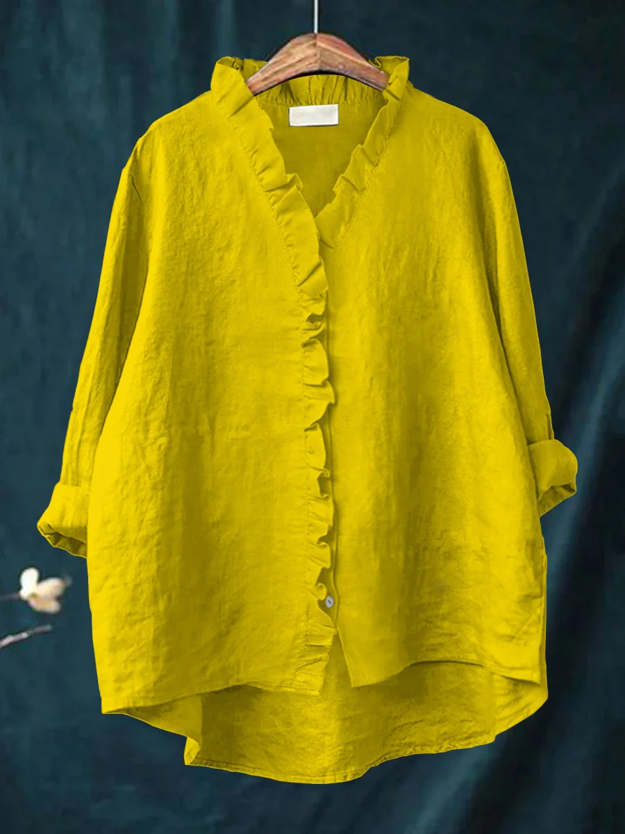 Blusa con borde de volantes Tifannie™