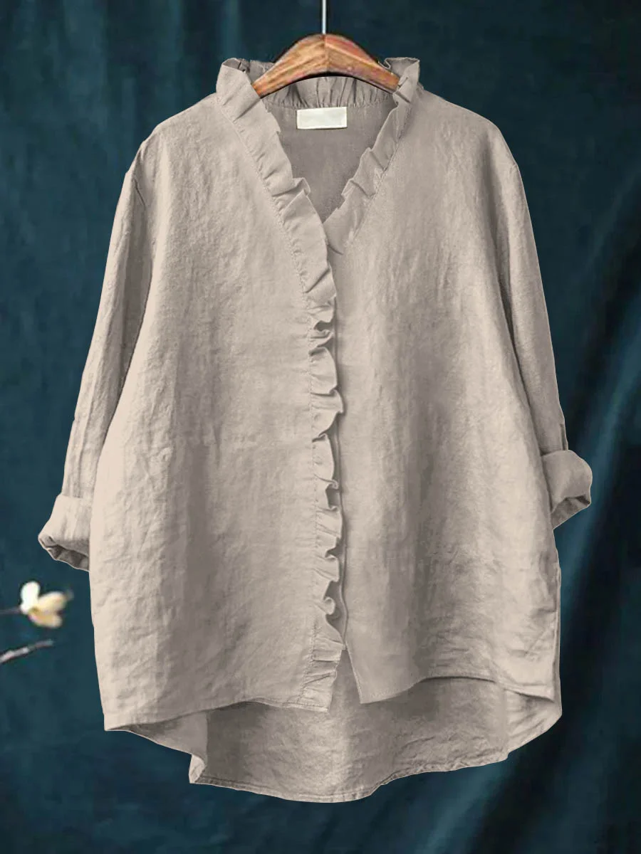 Blusa con borde de volantes Tifannie™