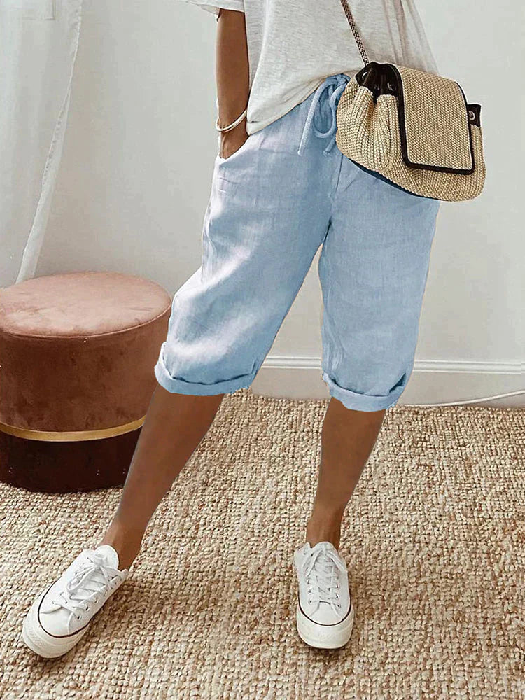 EMMA™ - Pantalones de mujer de algodón y lino