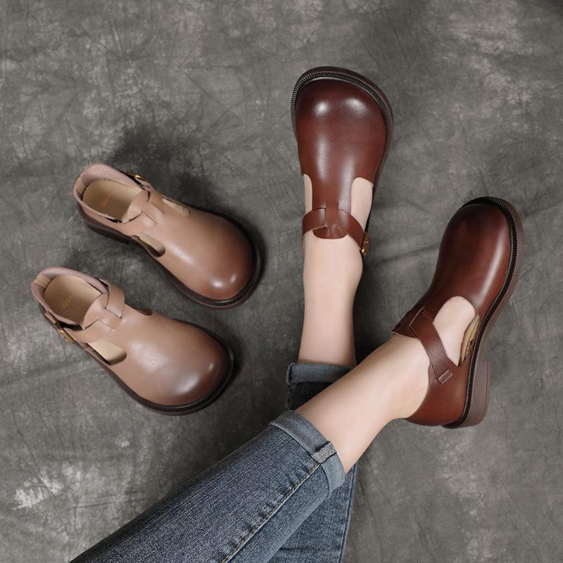 Dept. Colette de Cuero Zapatos Mary Janes