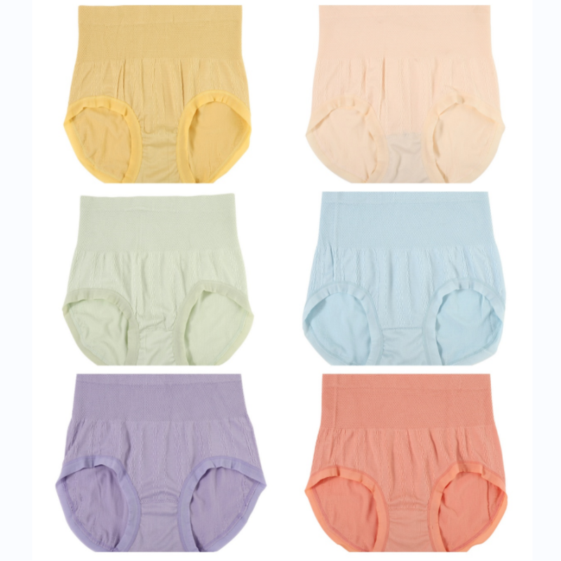 JENNY | Pack de 6 braguitas moldeadoras de talle alto – soporte y corrección del vientre