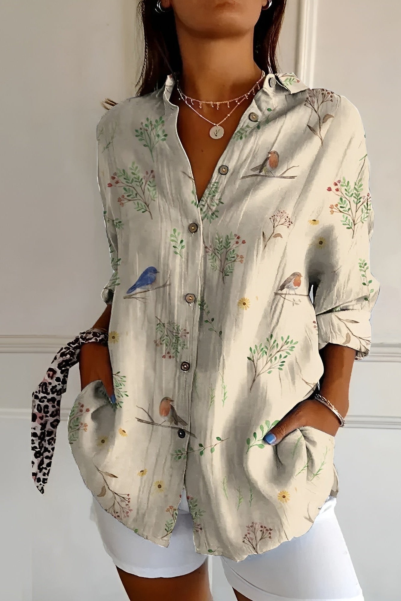 Canción del prado – Blusa floral