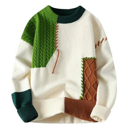 Émile | Suéter de tricot esencial para diseñador