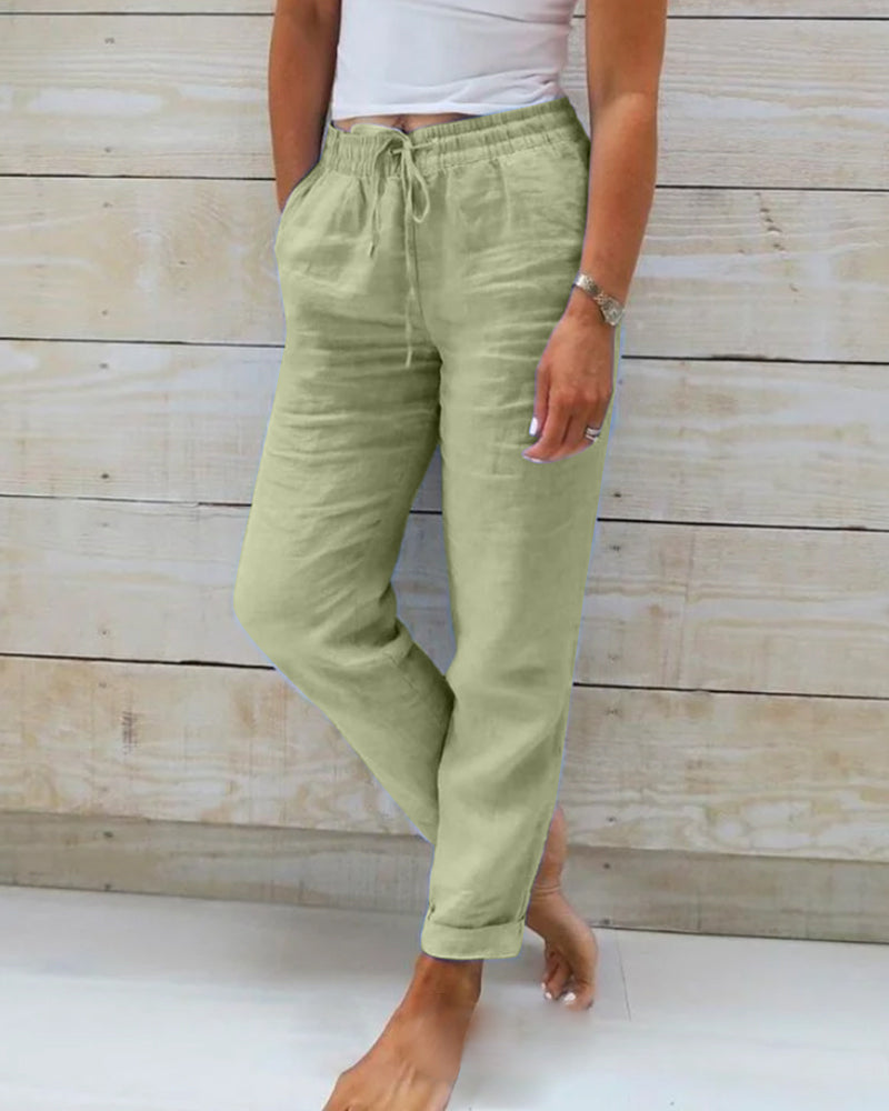 SUSAN - Pantalones ligeros y elásticos