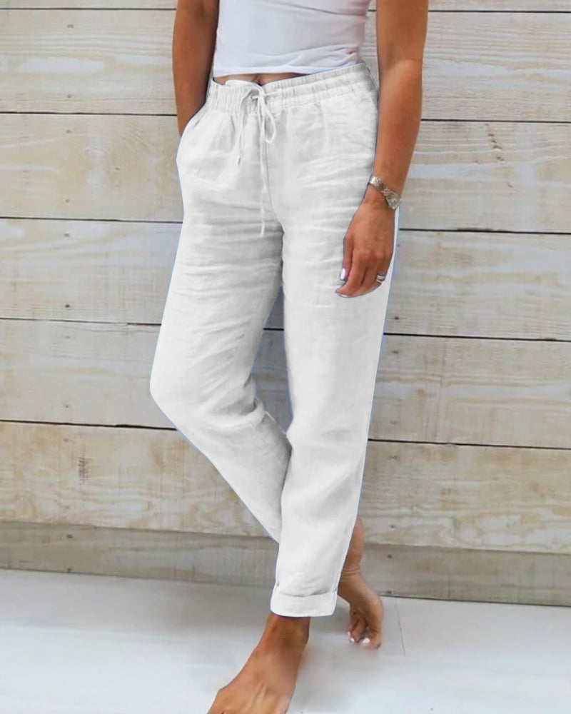 SUSAN - Pantalones ligeros y elásticos