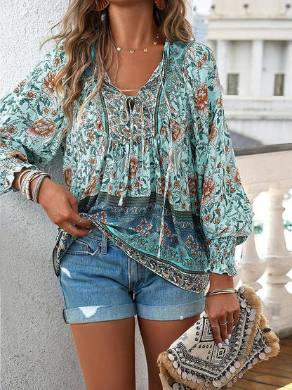 Helena™ - Blusa con Estampado de Flores para Verano