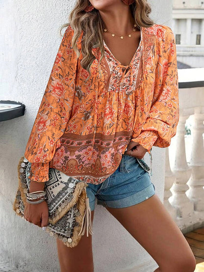 Helena™ - Blusa con Estampado de Flores para Verano