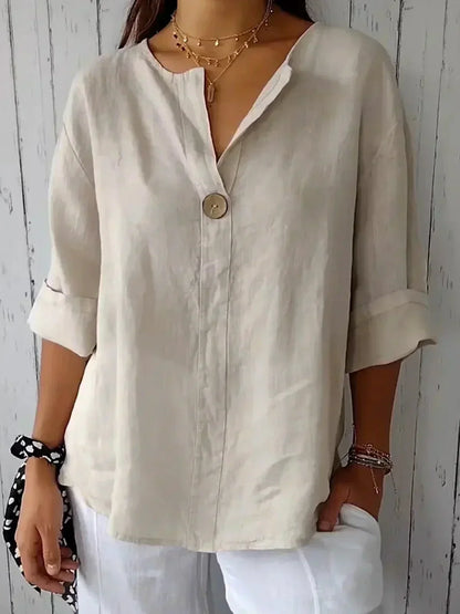 Jessa™ - Blusa Casual de Cuello en V
