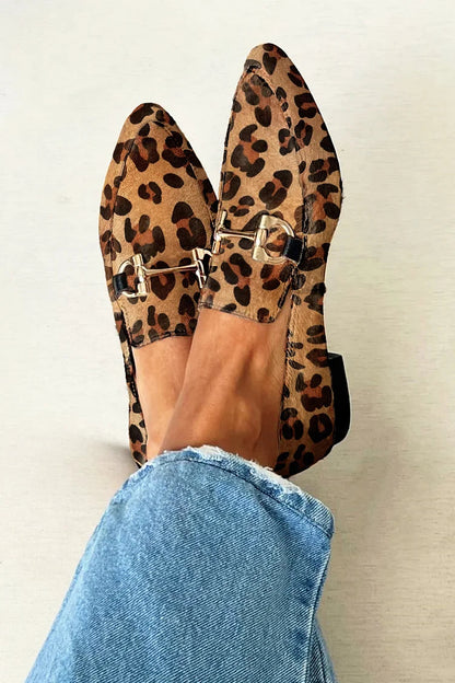 VALENTINA | MOCASINES ELEGANTES CON PATRÓN Y SUTIL TACÓN
