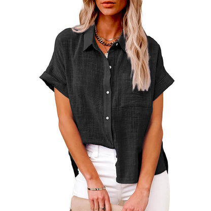 Adelene™ - Blusa clásica de botones y atemporal
