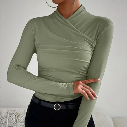 Jane - Blusa clásica de espalda cruzada