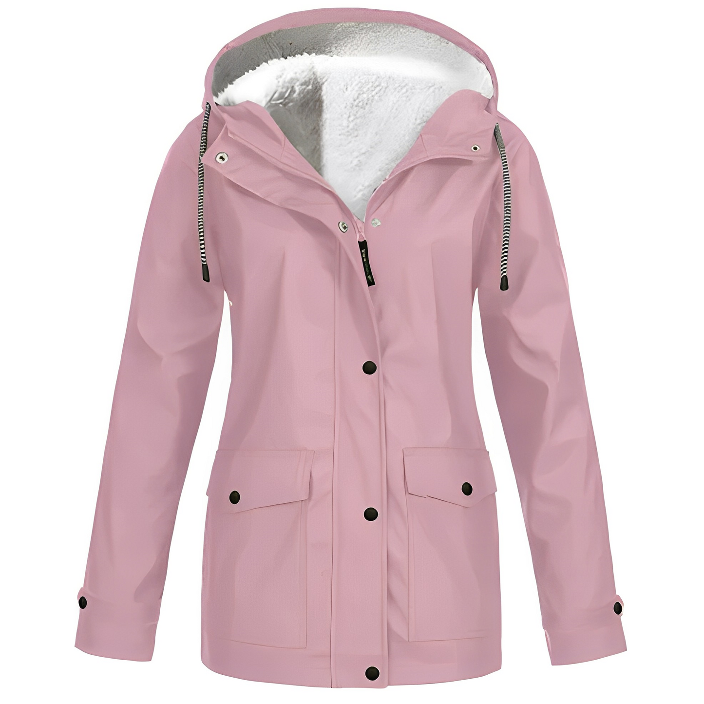 Ella™ - Abrigo impermeable for women forraso con forro de felpa